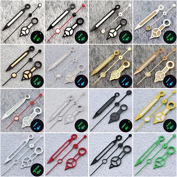 มือ NH35ความเข้มสูงสีเขียว/น้ำเงินนาฬิกาเรืองแสงเข้ากันได้กับการเคลื่อนไหวของซีรีส์ nH ดีไซน์กลวงที่มีคุณภาพสูง