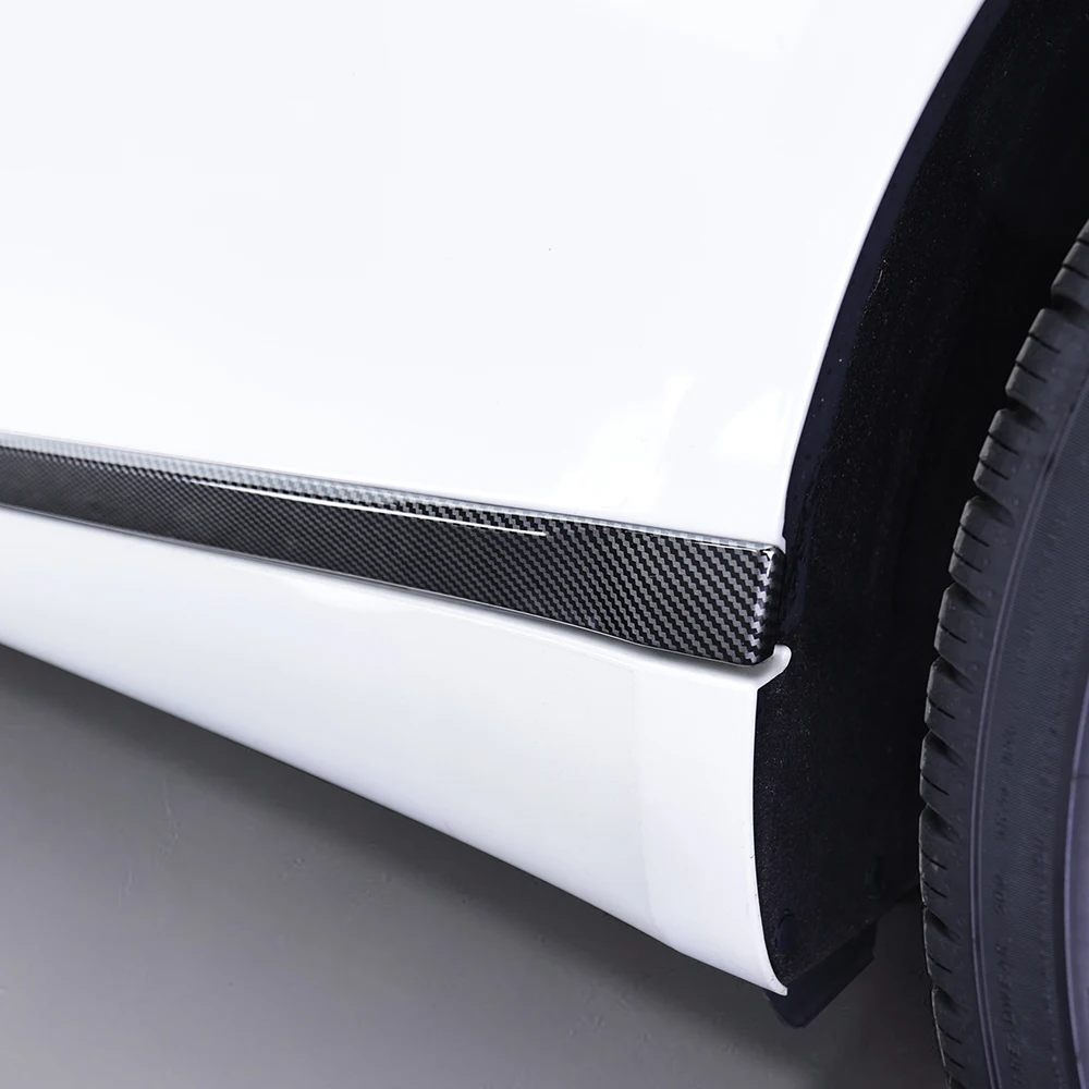 LHD/RHD For Genesis G80 RG3/G80 RG3 PE 2020-2025 ABS 6Pcs Car Body Side Panel Cover Trim Mouldings Exterior Accessories 4
