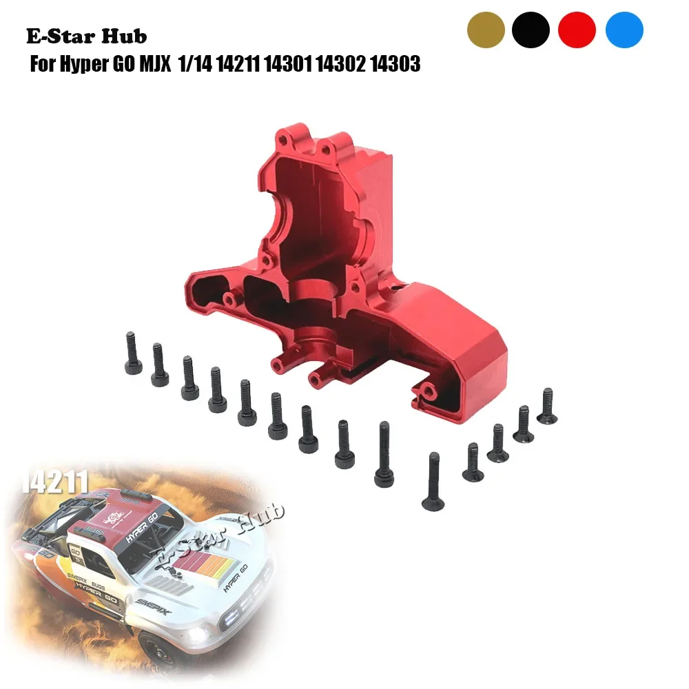 

Нижняя крышка задней коробки передач для Hyper GO MJX 1/14 14211 14301 14302 14303, металлические детали для обновления, радиоуправляемая модель, гусеничный автомобиль, грузовик, багги