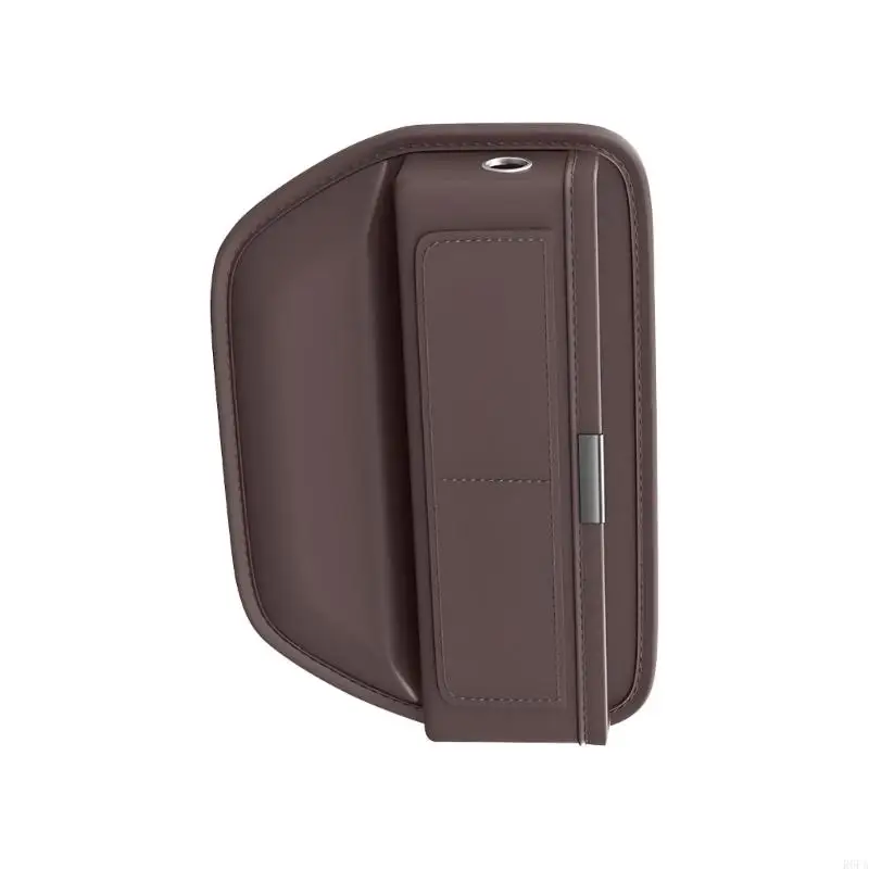Thin Vehicle Storage Box Placed Between Front Sections Holds Phone Wallet Items 