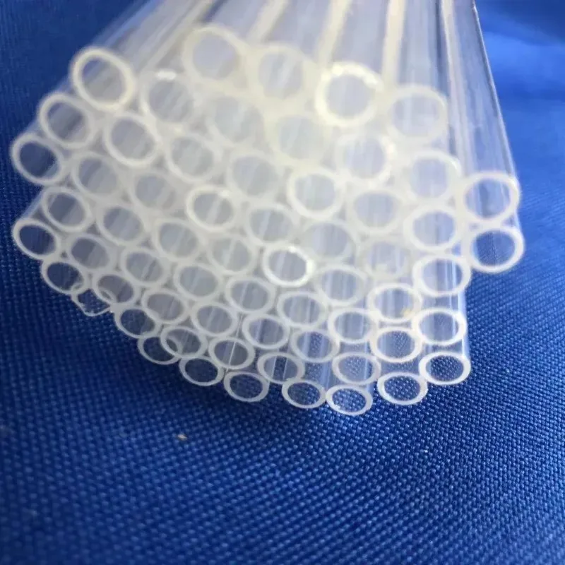 10pcs High Temp Resistant Quartz Capillary Tubes Clear Precision Tool