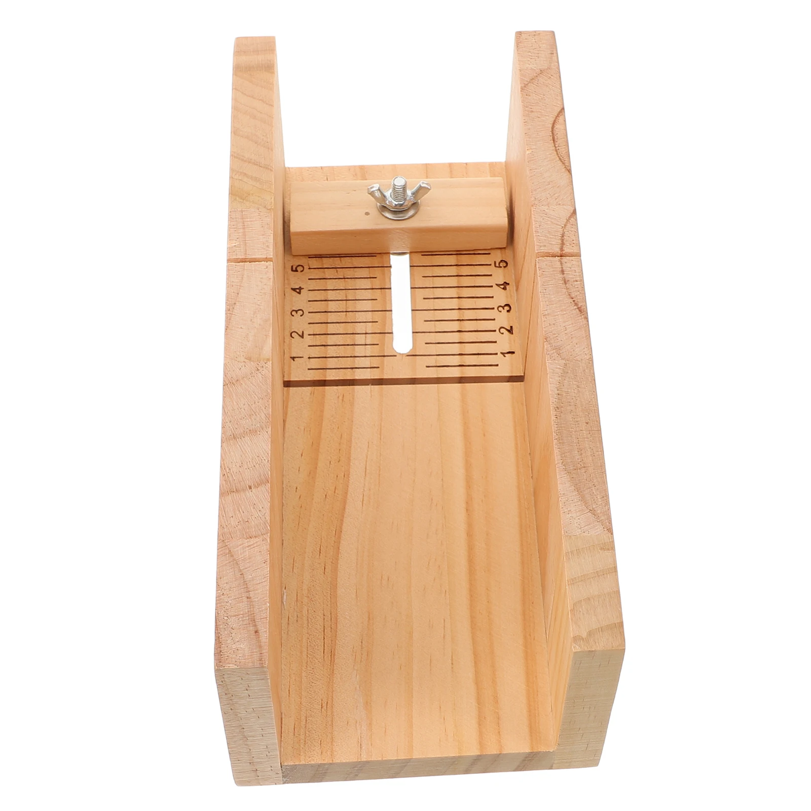 

Sturdy Wooden Cutting Mold Single Slot Soap Cutter Tool For Diy Soap Making Durable Easy To Clean Precise Cut Portable Design