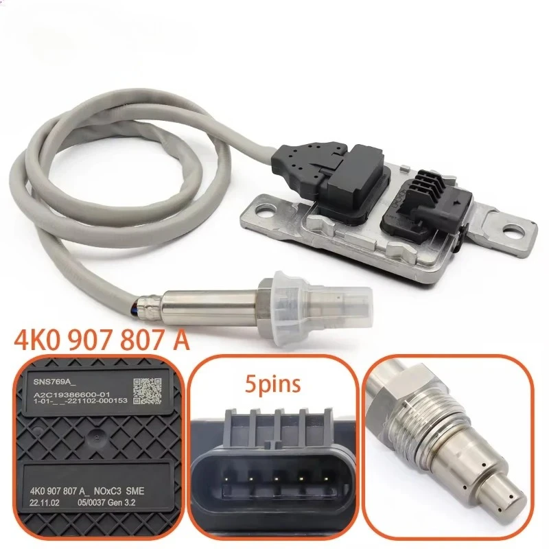 

4K0907807D 4K0907807F 4K0907807E 4K0907807A 4K0907807G Nitrogen Oxide Nox Sensor Fit For AUDI A6 A7 C8