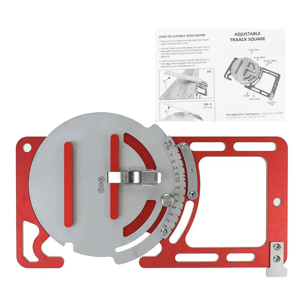ENJOYWOOD Aluminum Alloy Adjustable Track Square Track Saw Rail Guide Rail Track NM245