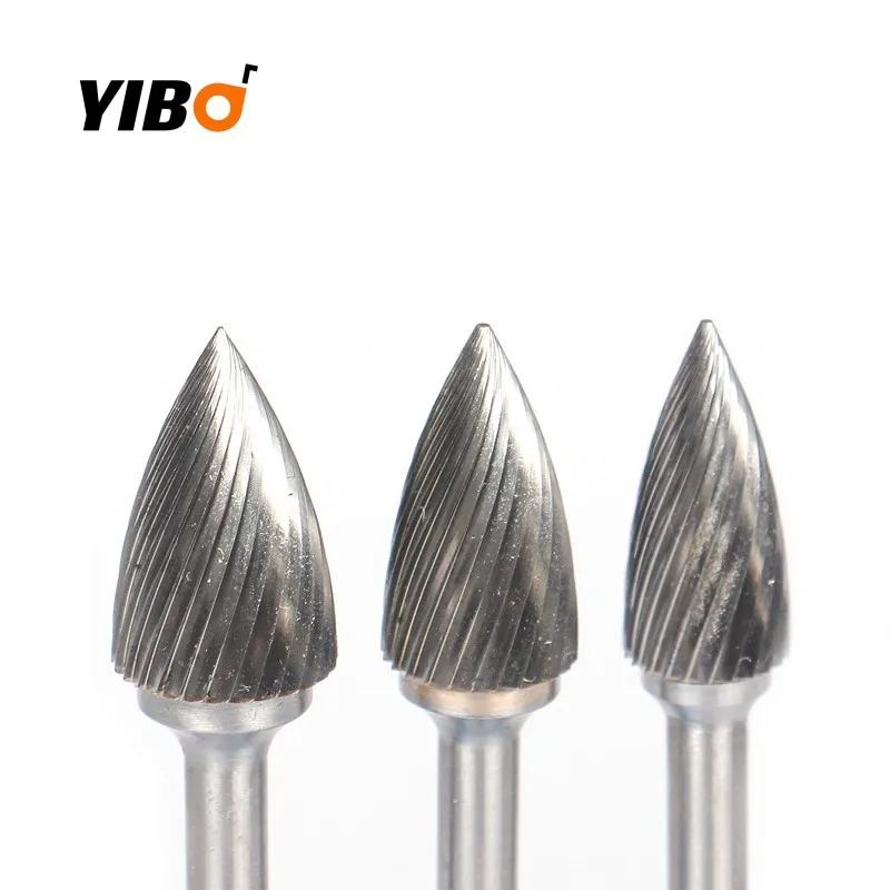 Carbide Rotary Drill Milling Carving Bits For Die Grinder Abrasive Tools G Type Head Tungsten