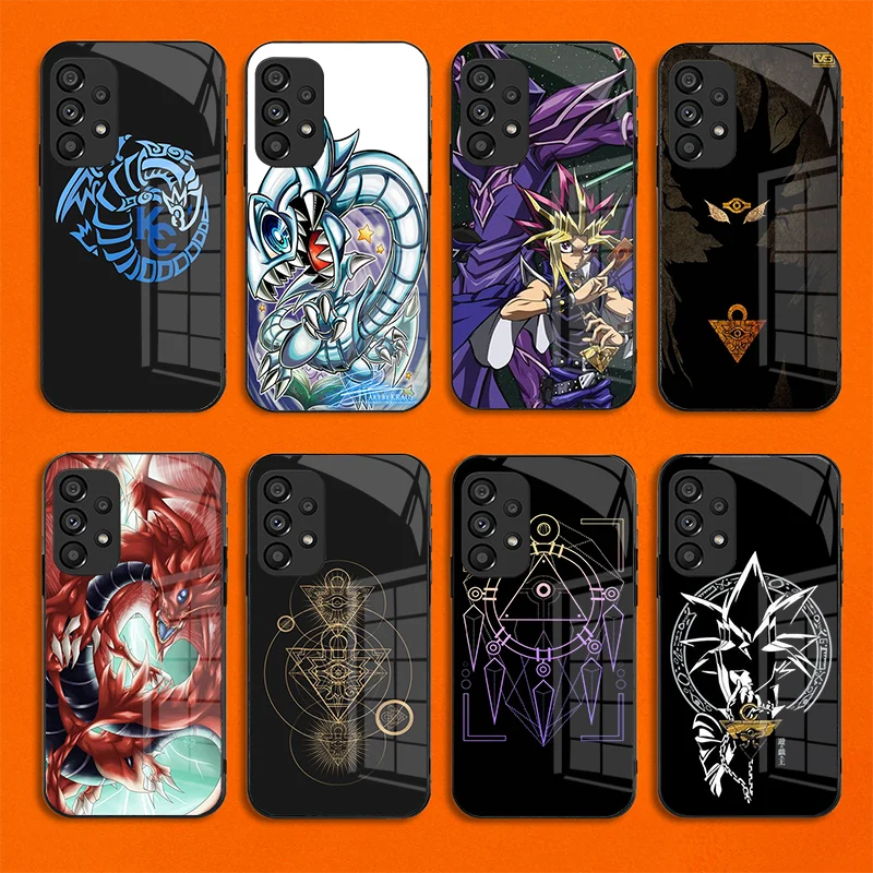 

Yu-Gi-Oh! For Samsung Galaxy Note 8 9 S10 Plus S20 S21 FE S23 Ultra A12 A13 A32 A33 New Cartoon Tempered Glass Phone Case