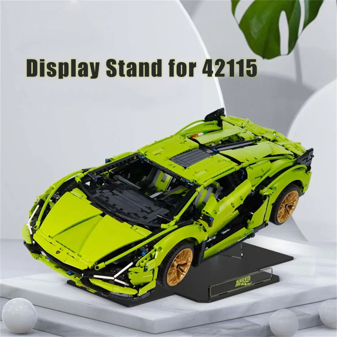 Acrylic Display Stand for Lego 42115 Sián FKP 37 ( Motor Car Model Building Blocks Bricks(NOT Included Lego Set)