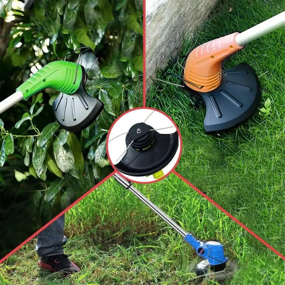 1Pcs Steel Wire Line String Trimmer Head Electric Weed Eater Easy to Install Head Replacement Garden Accessory