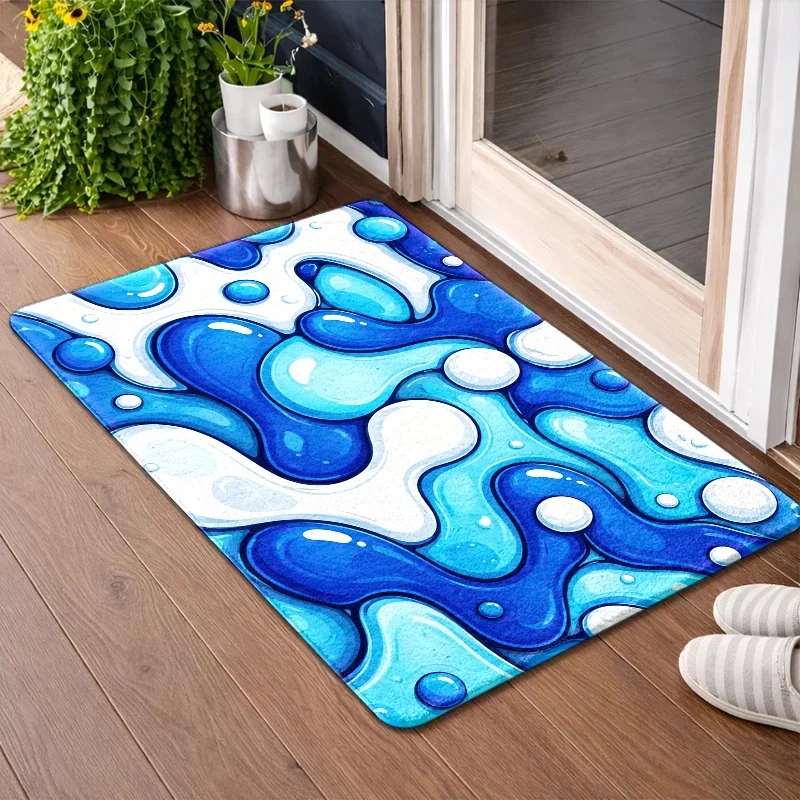 Novelty Cash Bag Symbol Floor Mat Rich Lucky Money Design Rug for Home Entrance and Porch Decor