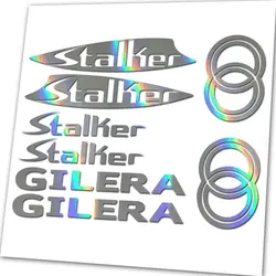 For Gilera Stalker Sticker Kit Compatible with Motorcycle Scooter Tuning Stickers Decals