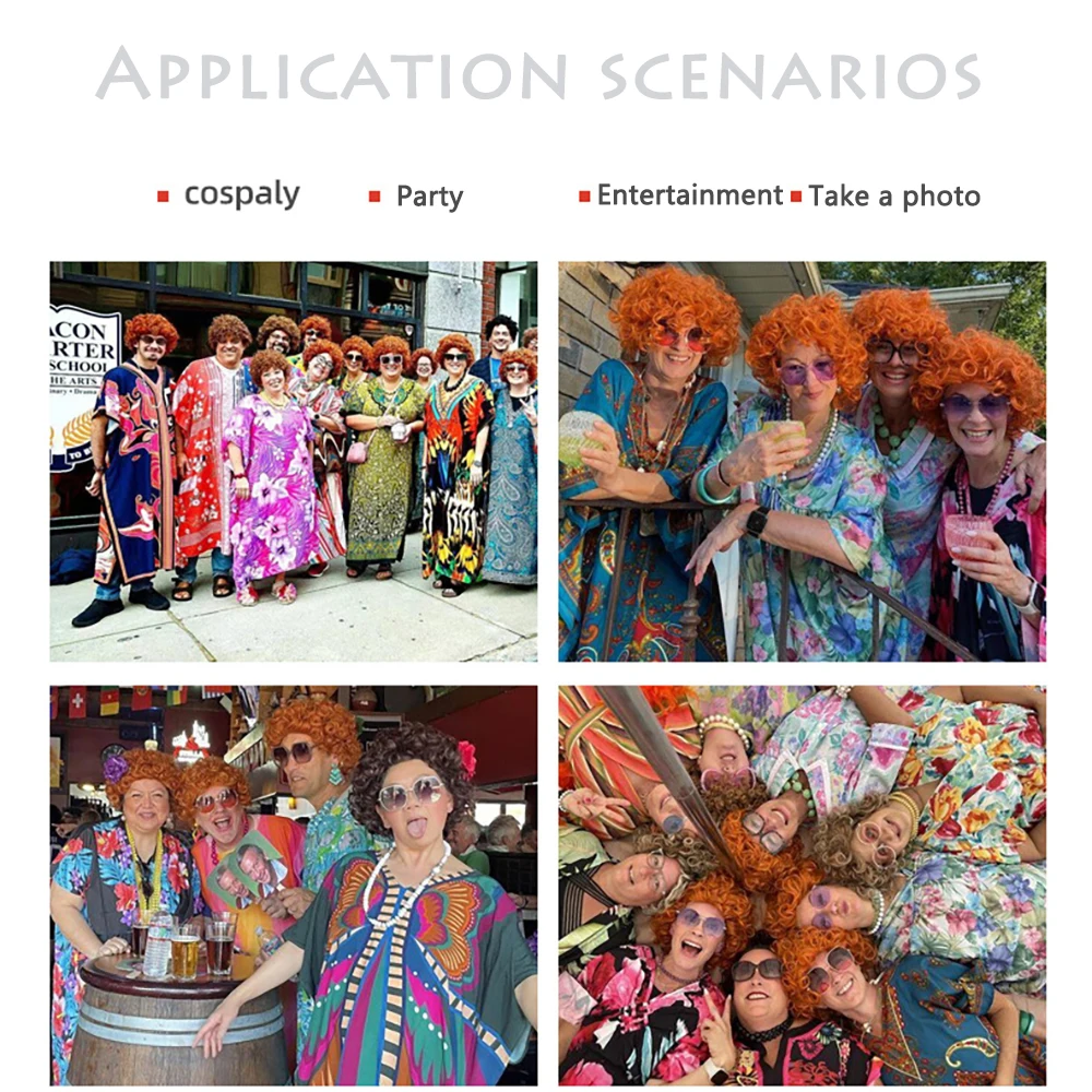 شعر روبرتس القصير البني مقاس 8 بوصات، رقيق بشكل طبيعي، هو باروكة عالية الجودة مناسبة للعب الأدوار اليومي للحفلات النسائية #6