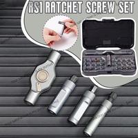 24 In 1 Multi-purpose Ratchet Wrench Screwdriver S2 Magnetic Bits Tools Set DIY Household Repair Tool