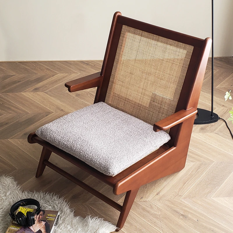 

X13 Solid Wood Balcony Backrest Ins Single Leisure Couch Living Room Small Apartment