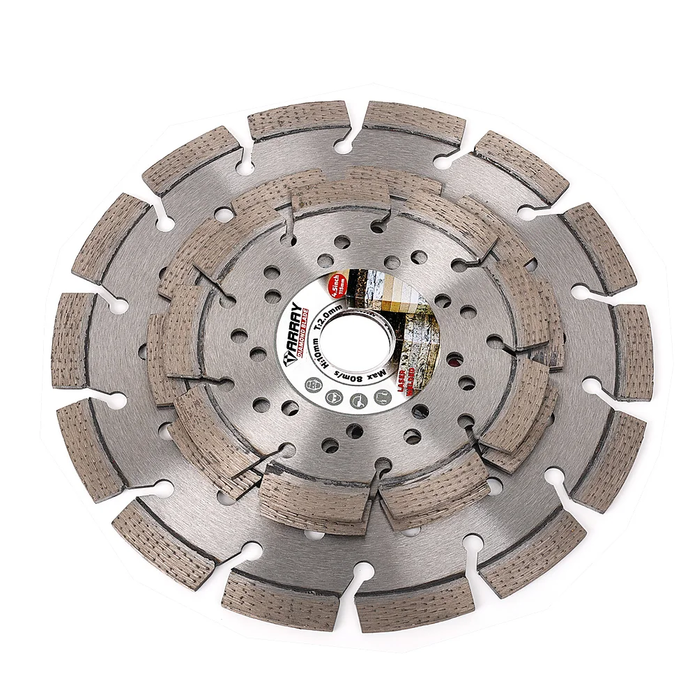 4.5"-7" Laser Welded All Purpose Premium Segmented Diamond Blade Circular Saw Blade For Concrete Brick Stone Asphalt Granite