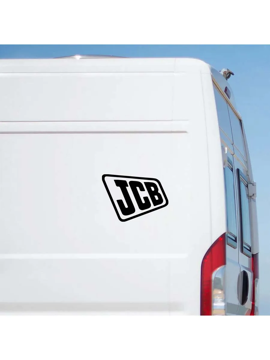

1pc JCB car sticker Car Assessoires Car Stickers For Bumper Decor Cover Waterproof Scratch Sticker Accessories