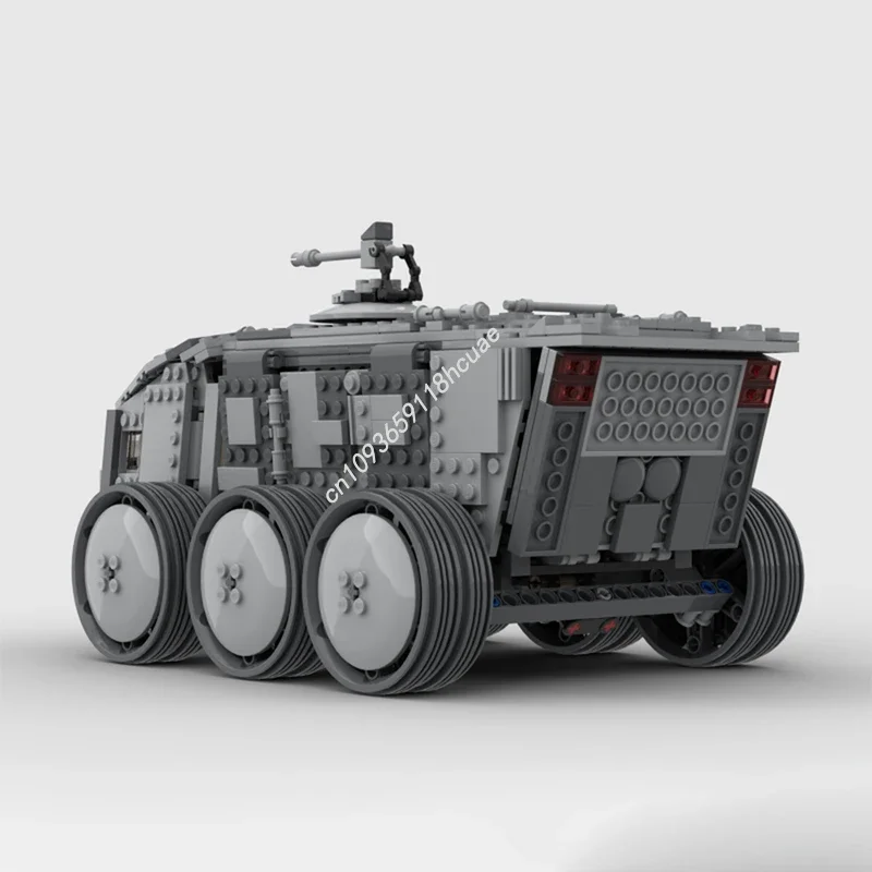 582 pièces Star Battle Imperial Modular Transport (MOD-T) Modèle de film célèbre Blocs de construction MOC Briques empilables Jouet créatif Cadeau pour enfant