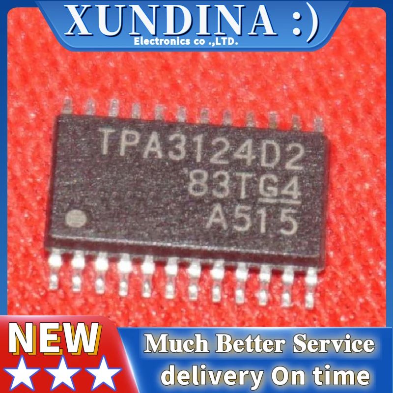 

10PCS/LOT TPA3124D2PWPR TPA3124D2 HTSSOP24 new and original IC