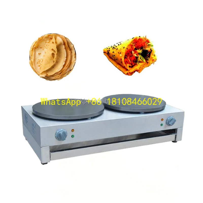 

Сковорода для выпечки блинов Roti с одной пластиной для коммерческого использования, заводская цена, электрическая машина для приготовления блинов