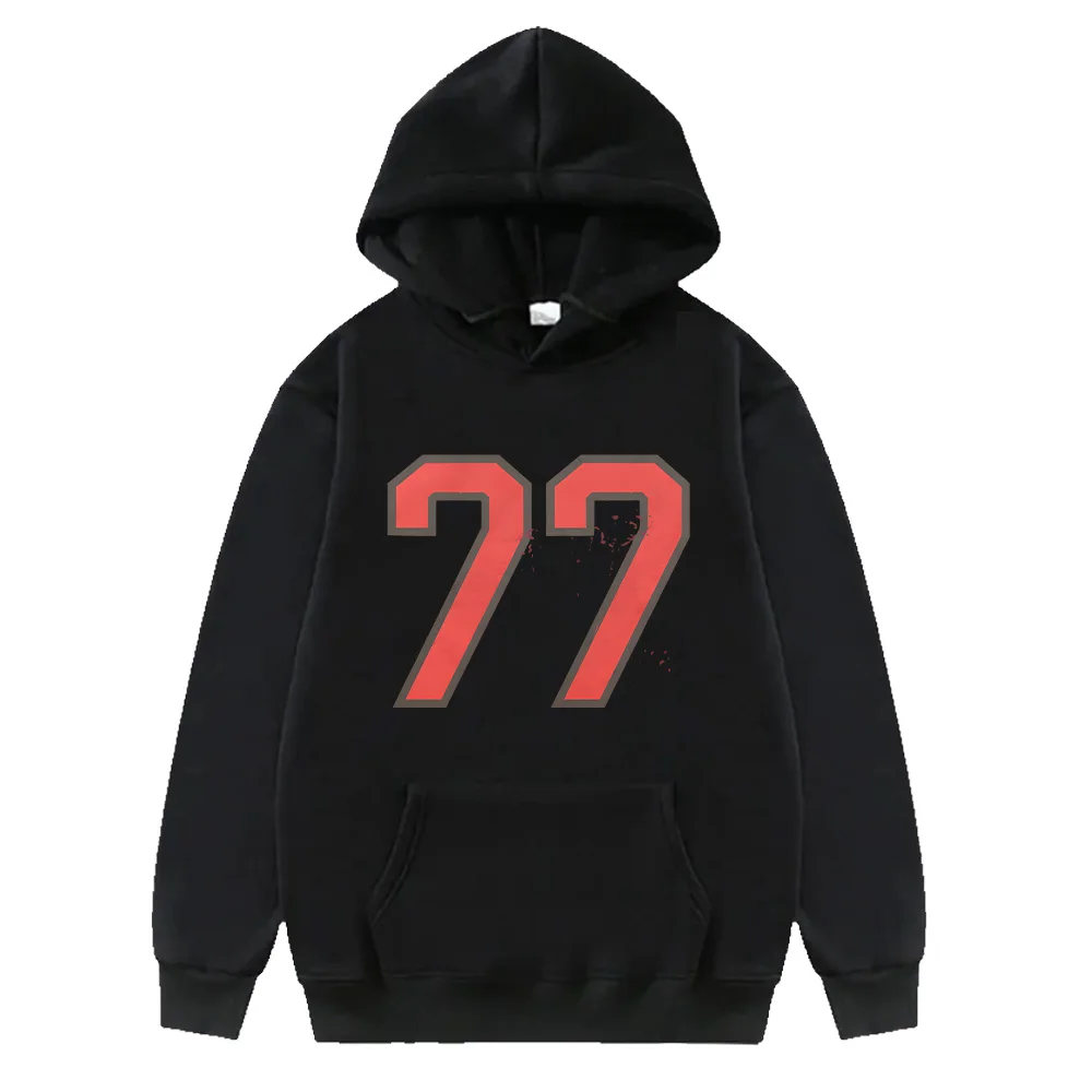 I Barely Know Her 77 Hoodie Sombr merch Hip Hop Style Graphic Top Men Casual Sweatshirts Long Sleeve Pullovers Unisex Streetwear