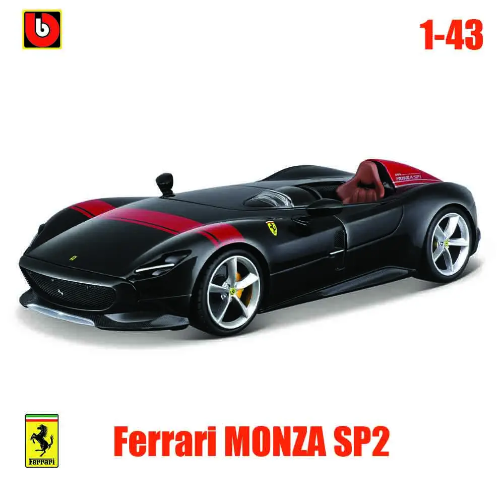 Bburago 1:43 Ferrari Testa  Purosangue MONZA SP2 ROMA 250 Testa Rossa 458 SPECIALE 488 GTB F40 ENZO Toy Die cast car model