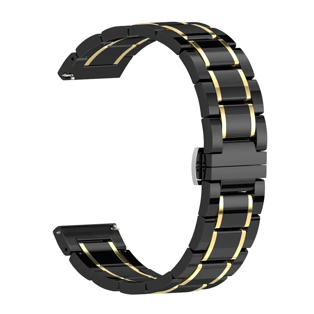 20mm 22mm 24mm Luxury Ceramic band For Samsung galaxy 3 watch 46mm 42mm gear s3 Strap active 2 40 44mm Smart Watch ceramic strap