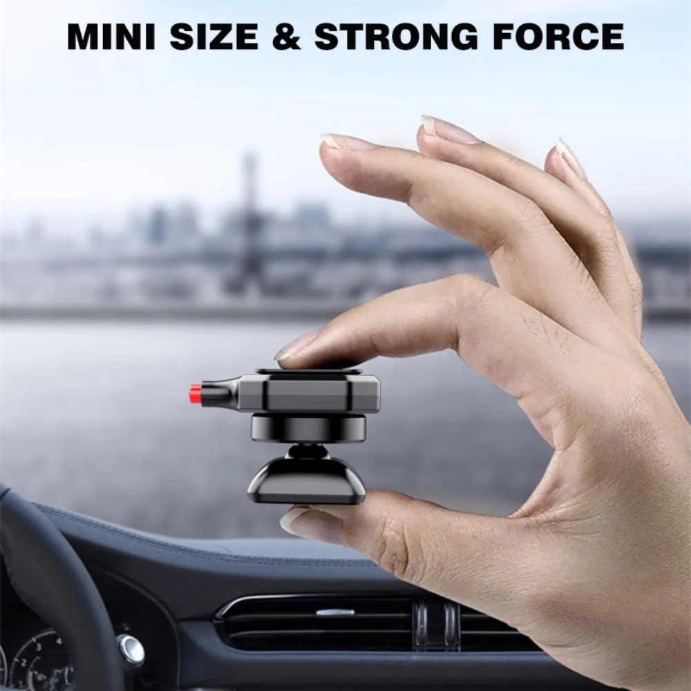 

Dashboard Phone Holder Newest 360° Rotatable Car Mobile Phone Holder Mount Universal Snap Button Cellphone Stable Stand in Car
