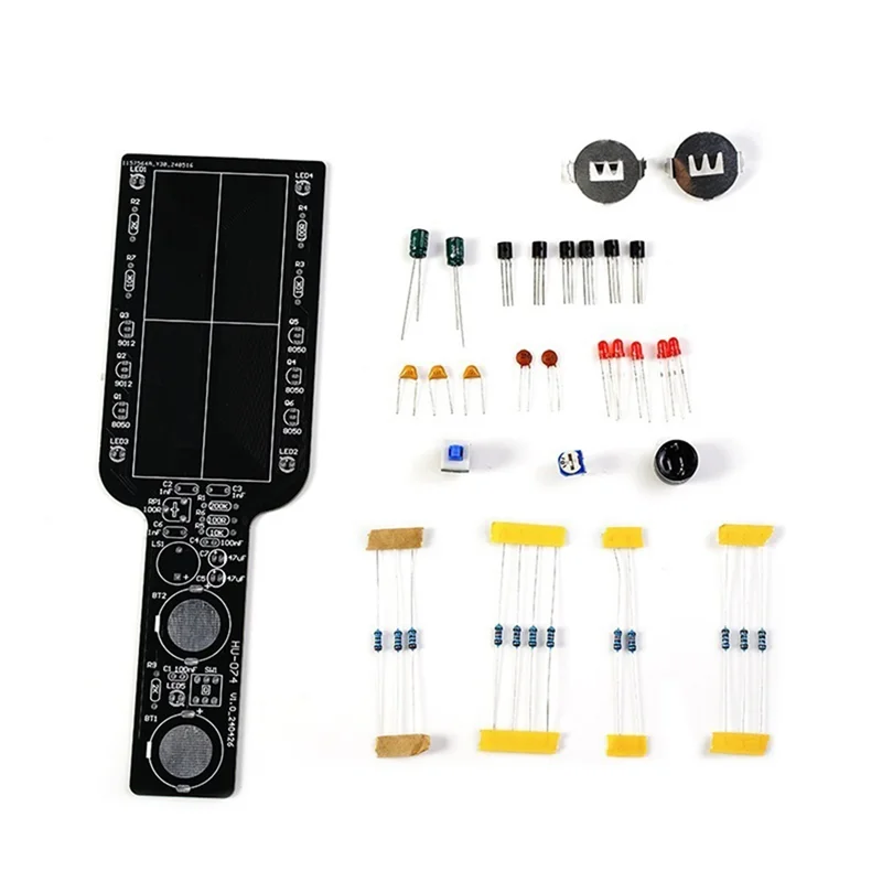 B27B DIY Metal Detector Electronic DIY Kit Simple Metal Locator Loose Parts Set Circuit Board Making Soldering Practice Kit