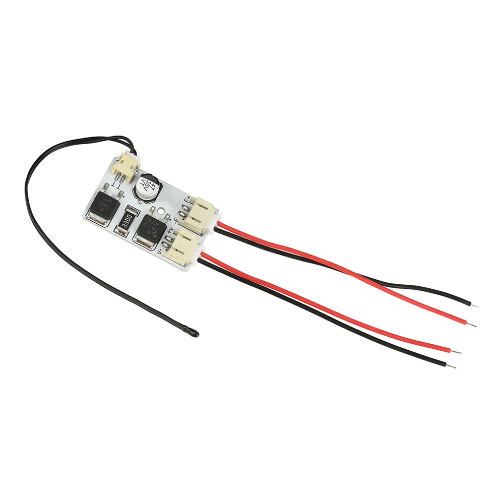 DIY Fan Temperature Control Board Automatic Fan Controller LED Fan Speed Control Step-down Type Motor Controller