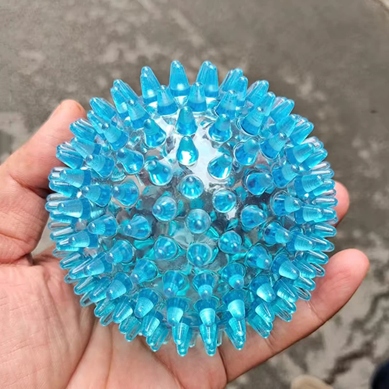 2 個の感覚スパイクボール 7 センチメートルストレスリフレクソロジー作業療法 ADHD 自閉症のおもちゃギフト子供ティーンボーイズガールズ