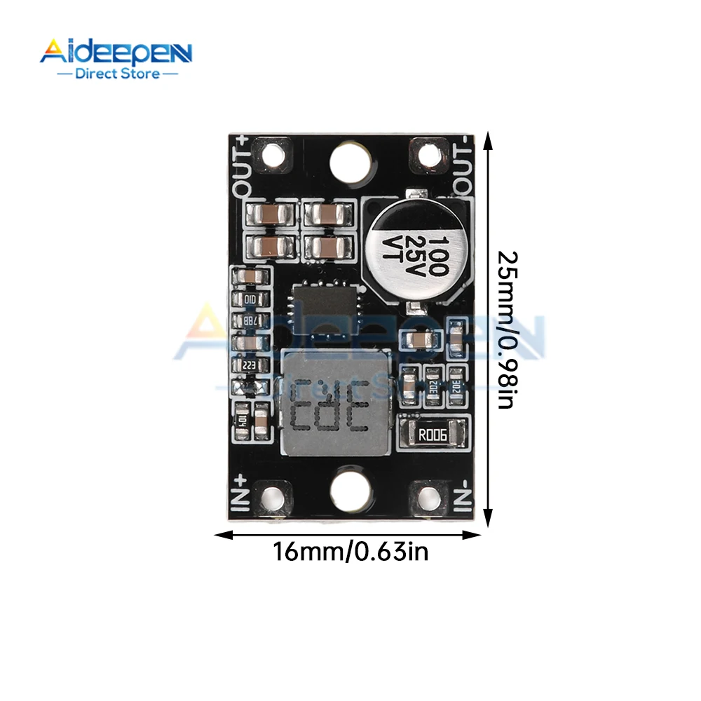 DC-DC Boost Buck Converter Automatic Step Up Step Down Module 3-20V to 3.3V 5V 12V 3.5A Lithium Battery Power Management Module