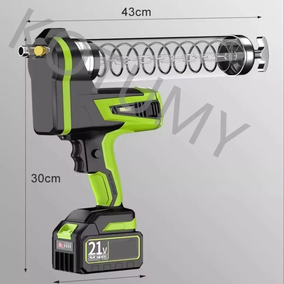 Fully Automatic Electric Grease Gun for Excavator 24V Rechargeable Lithium Battery Electric Grease Gun