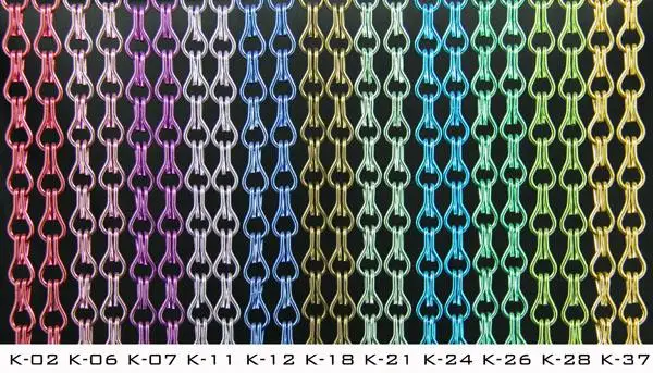 Metal Decor Premium Aluminium Chain Curtain for Entertainment Door, Atmosphere-Boosting & Privacy-Enhancing