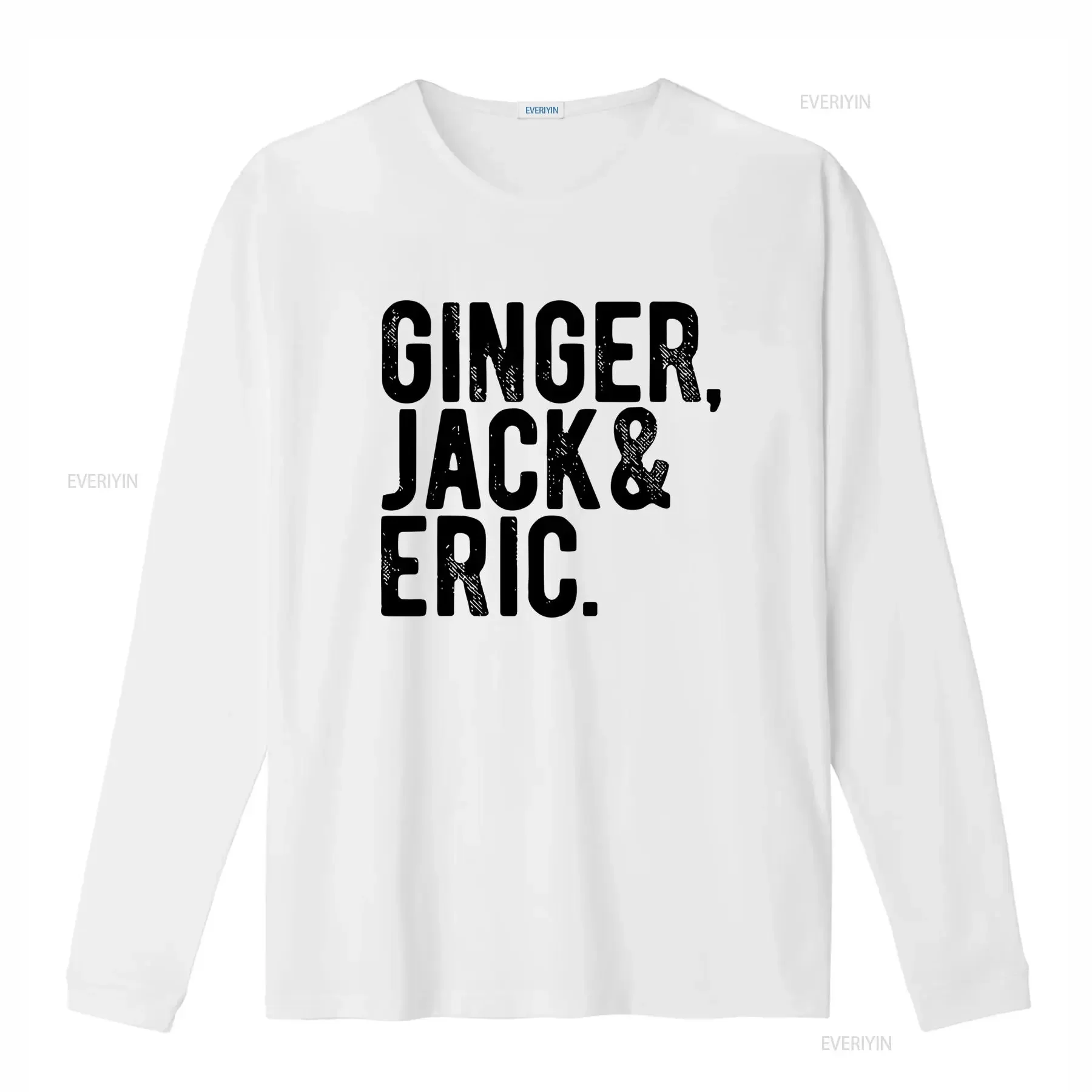 Ginger Jack Eric T Shirt Classic Retro Rock Band Member Design For Drummers 60's Bands vintage Washed Top For Everyday Wear