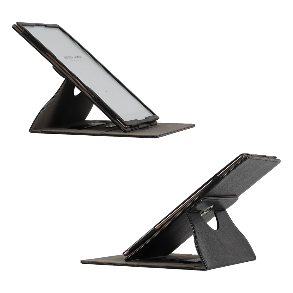 10.65-inch e-Book PU Case with Rotatable Landscape And Portrait Screen for iFlytek AINote 2 Tablet Compatible with Fro Magnetic