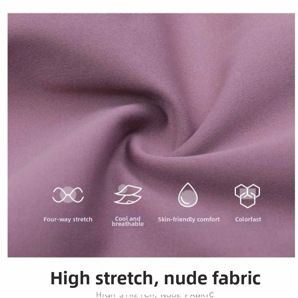 High Waist Yoga Shorts Seamless Design Breathable Skinny Leggings Solid Color Stretch Fabric Sports Shorts Yoga Practice