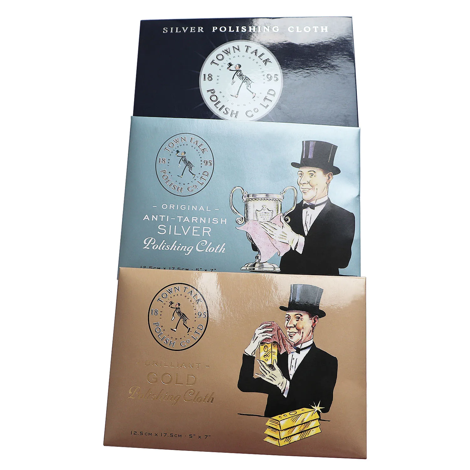 Multi-Color Jewelry Polishing Cloth for Gold Silver Platinum – Professional Cleaning Cloth for Coins Watches Rings Silverware