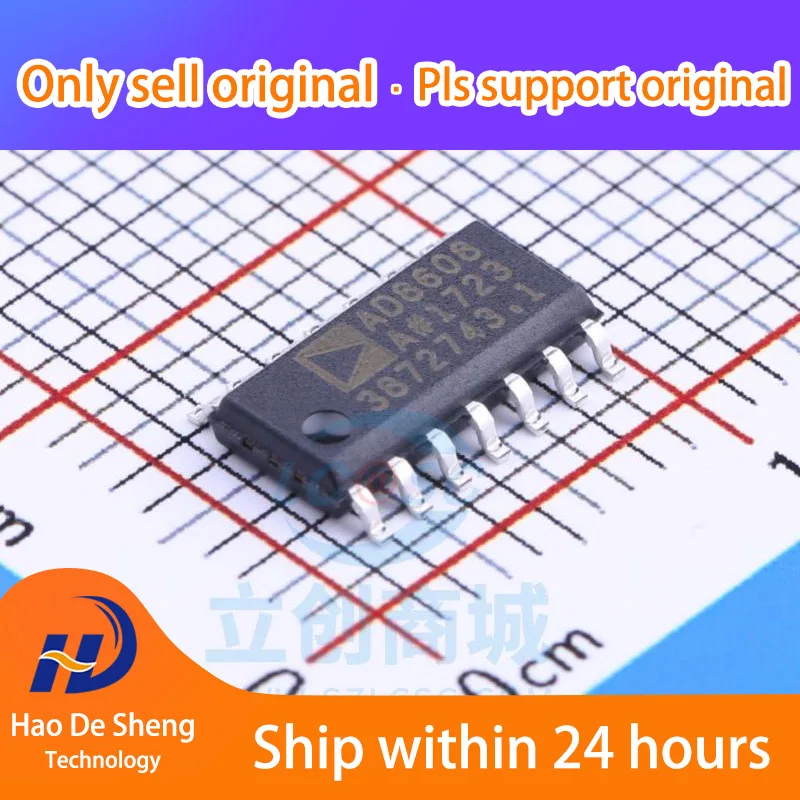 10PCS/LOT AD8608AR  AD8608ARZ SOIC-14CMOS  New Original in Stock