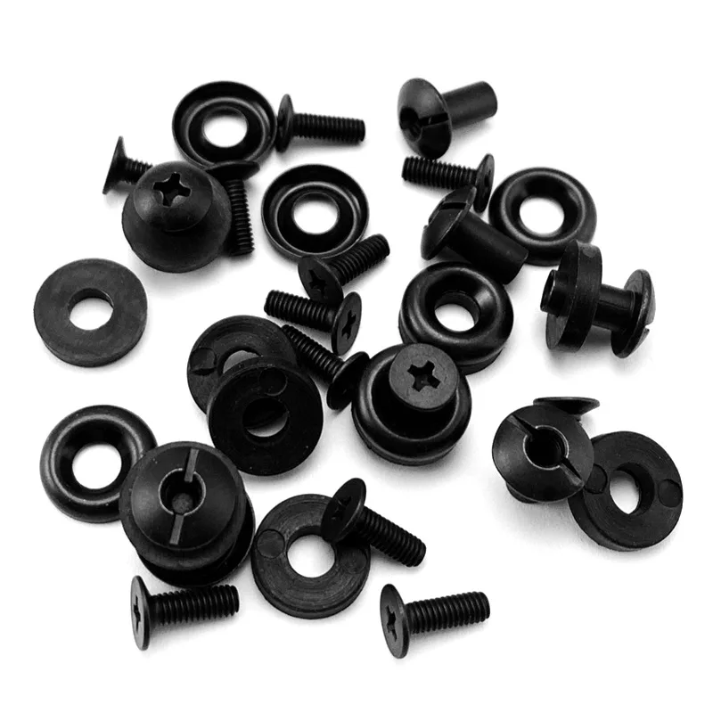 4pcs/set Kydex Holster Screw K Sheath Screw with Female Adapter Rubber Spacers DIY Waist Clip Making Screws, 3 Size for Choose - view 4