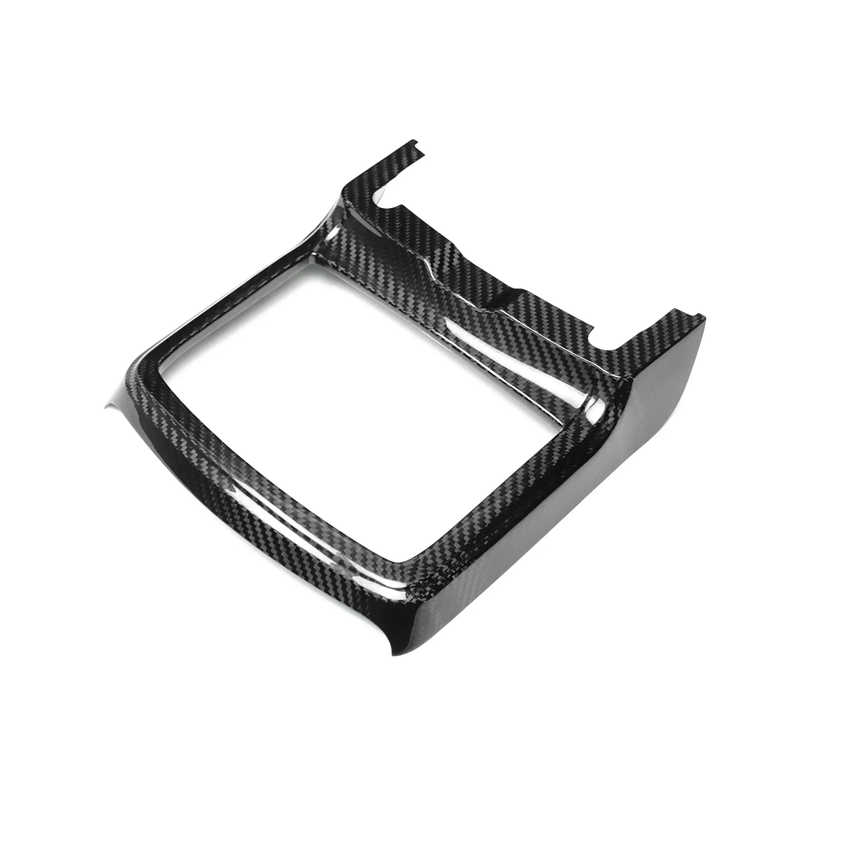 

New Carbon Fiber Car Interior Accessories Central Control Cup Holder Frame for Dodge Charger 2015-2023 Trims Dashboard