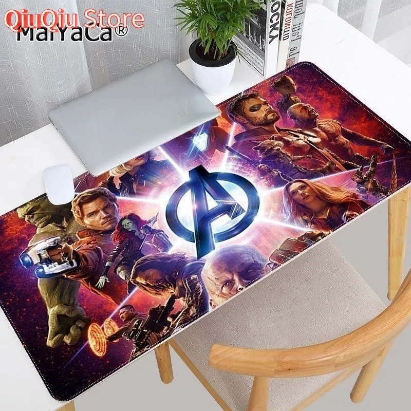 Alfombrilla antideslizante de Los Vengadores de la guerra Infinity para videojuegos, alfombrilla de escritorio para ordenador portátil, alfombrilla para ratón, alfombrilla para ratón, alfombrilla para jugador, decoración del hogar