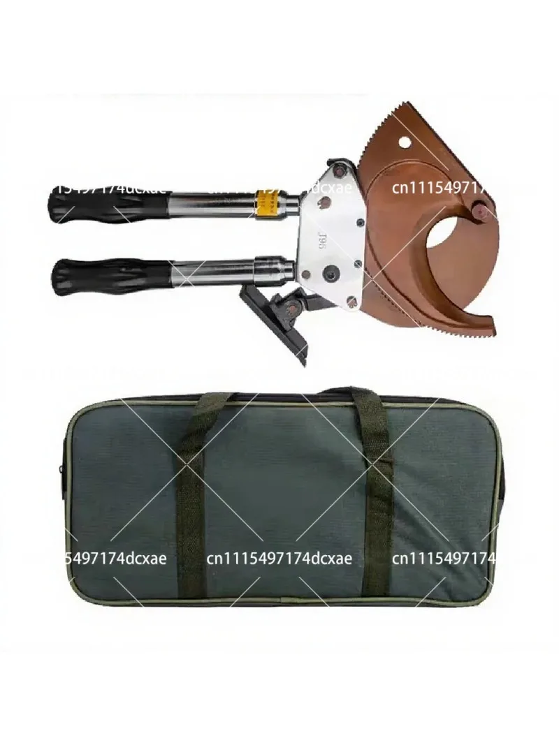 Professional Ratchet Cable Cutter 95mm Diameter Copper Aluminum Core Armored Scissors