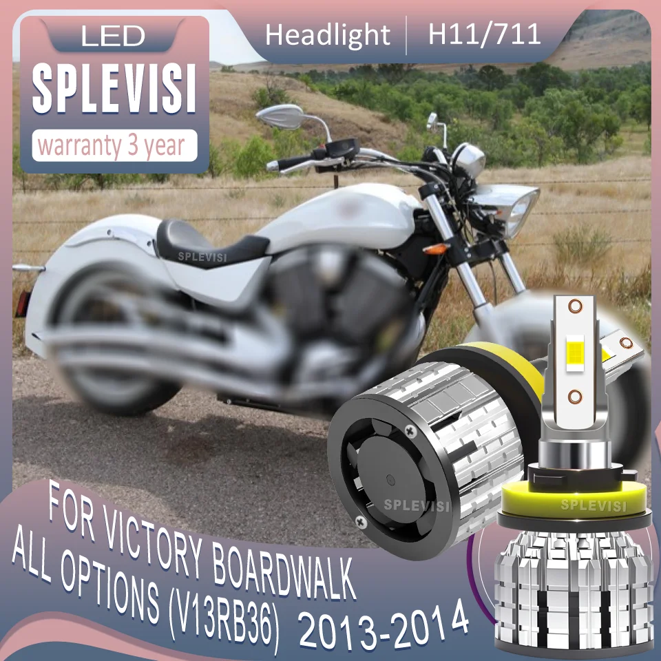 

Instant-On 60000 Hours Lifespan Reliable for Years motorcycle Headlight For Victory BOARDWALK ALL OPTIONS (V13RB36) 2013 2014
