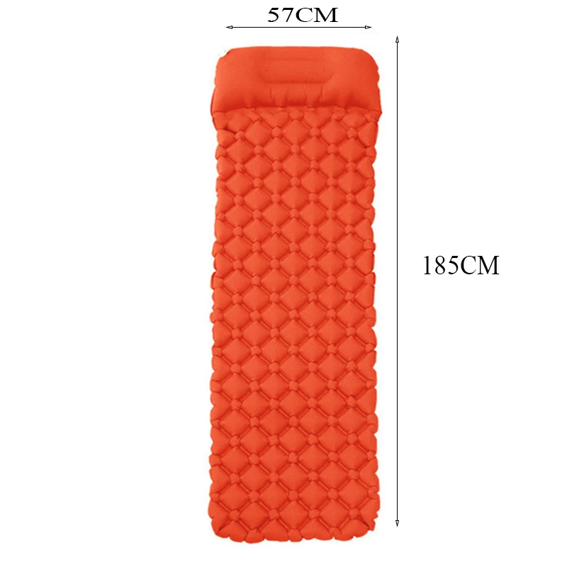 مقاوم للماء خفيفة للغاية المحمولة نفخ فراش المشي لمسافات طويلة خيمة حصيرة وسادة هوائية وسادة النوم في الهواء الطلق التخييم حصيرة فراش