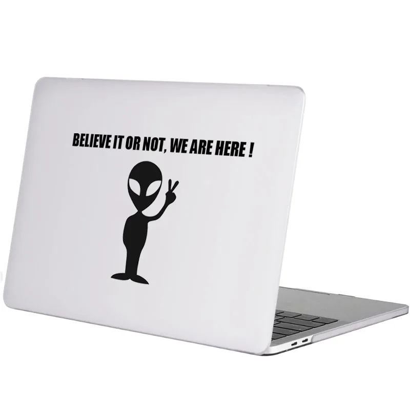 ET Alien Greeting Vinyl Notebook Decal Laptop Sticker for MacBook Air 13 Pro 14 16 Retina 15 Inch Mac Switch Oled Creative Decor