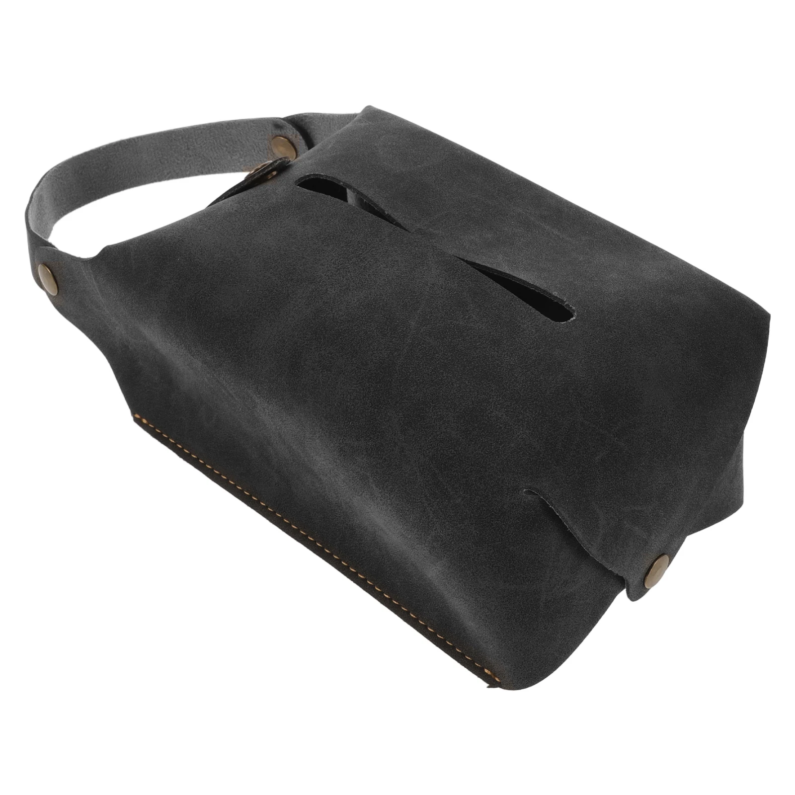 

Vintage Paper Towel Box Retro Hanging Tissue Pouch For Camping Travel Napkin Holder Organizer Storage Case Minimalist