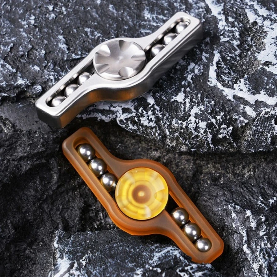 EDC Fidget Slider PEI RVS Tol Gyro Gyroscoop Spinner Anti Stress Zintuiglijke ADHD Focus Speelgoed Magnetisch Stil