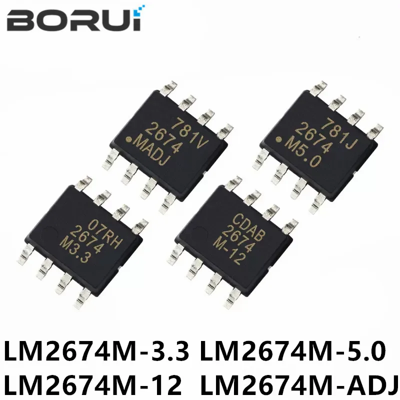 1PCS New and Original LM2674MX-ADJ LM2674M LM2674 LM2674M-3.3 LM2674MX-3.3 LM2674M-5.0 LM2674MX-5.0 LM2674M-12 SOP8 LM2674M-ADJ