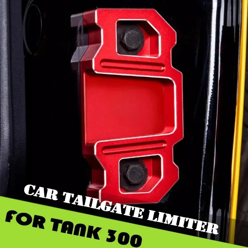 Fit Car Tailgate Limiter Modified Anti-Sound Insulation Reinforced Rear Door Lock Car Upgrade Accessories for GWM Tank 300