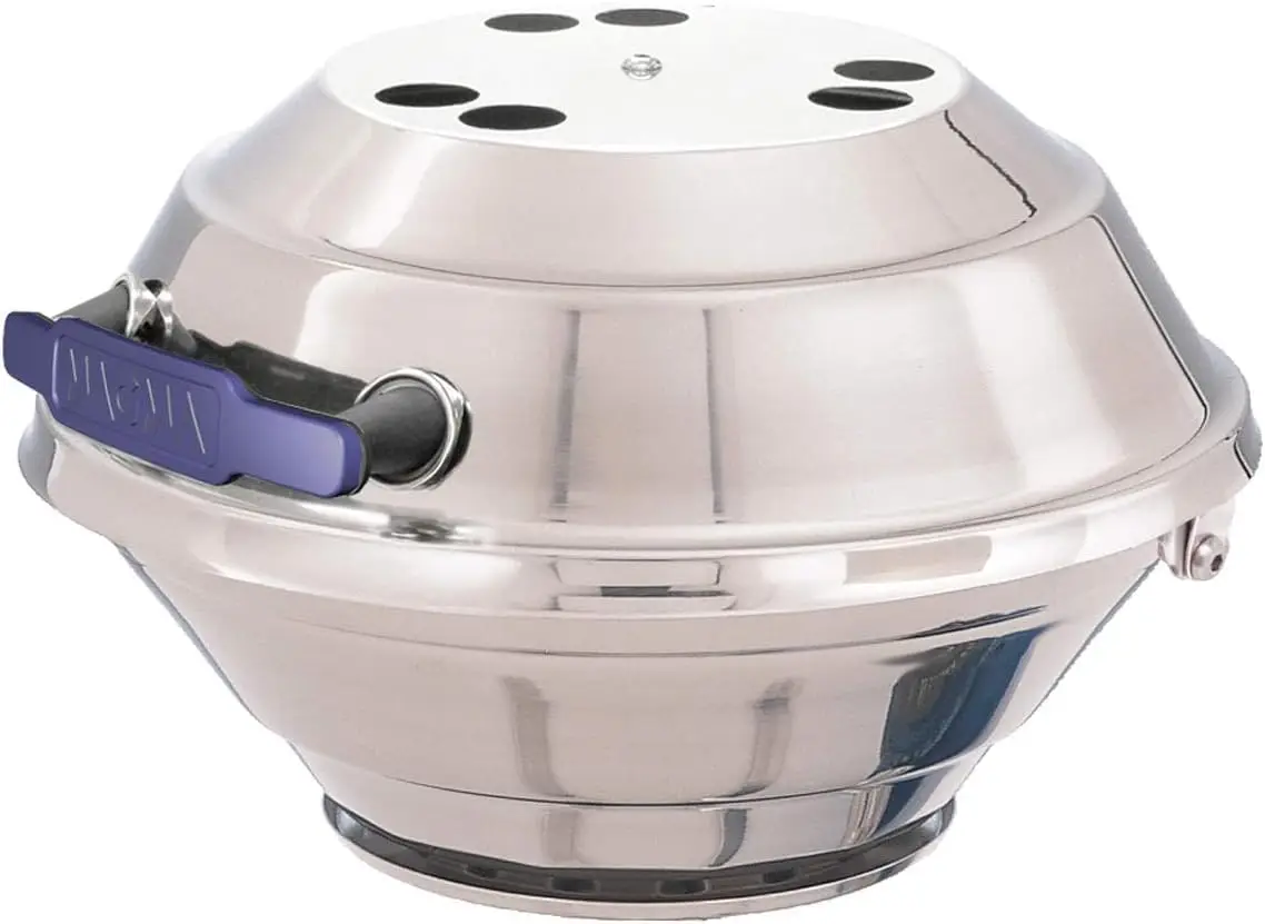 Outdoor Boating, Stainless Steel, Wind-Resistant and Safe Propane Connection Portable Gas Grill