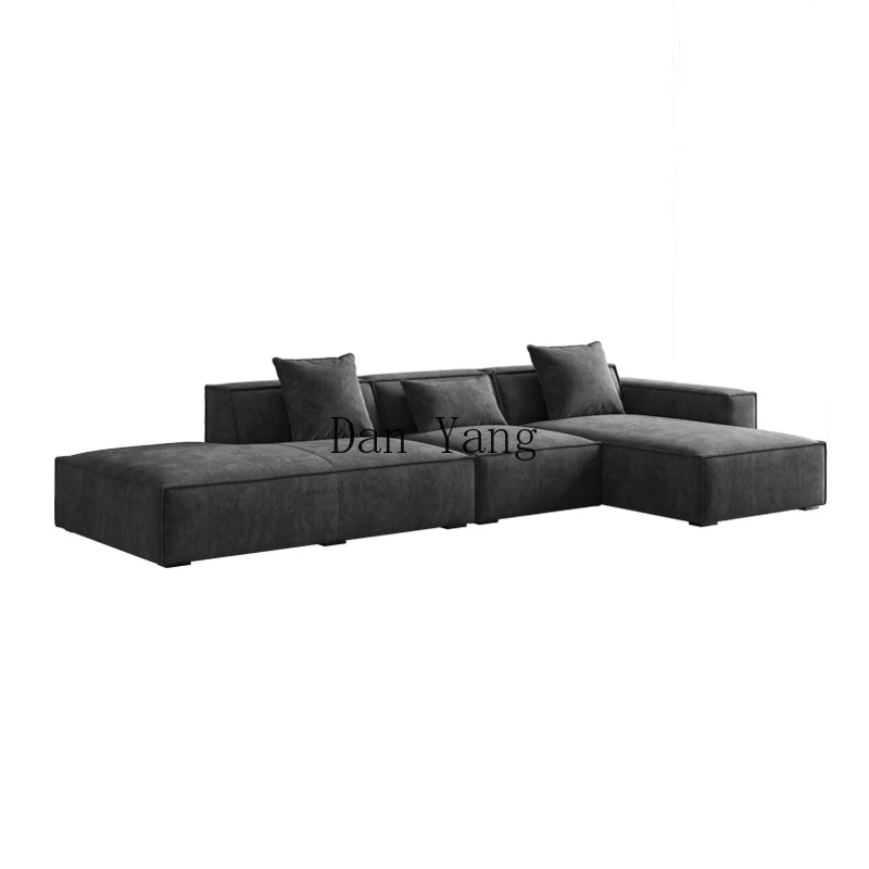 yj minimalist light luxury tofu cubes, concubine straight row simple and modern small apartment complete fabric sofa living room